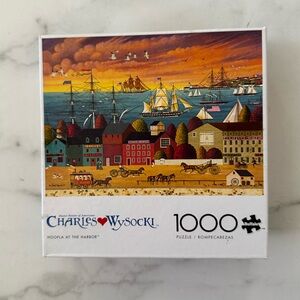 Buffalo Games - Charles Wysocki: Hoopla at the Harbor 1000 Piece Puzzle